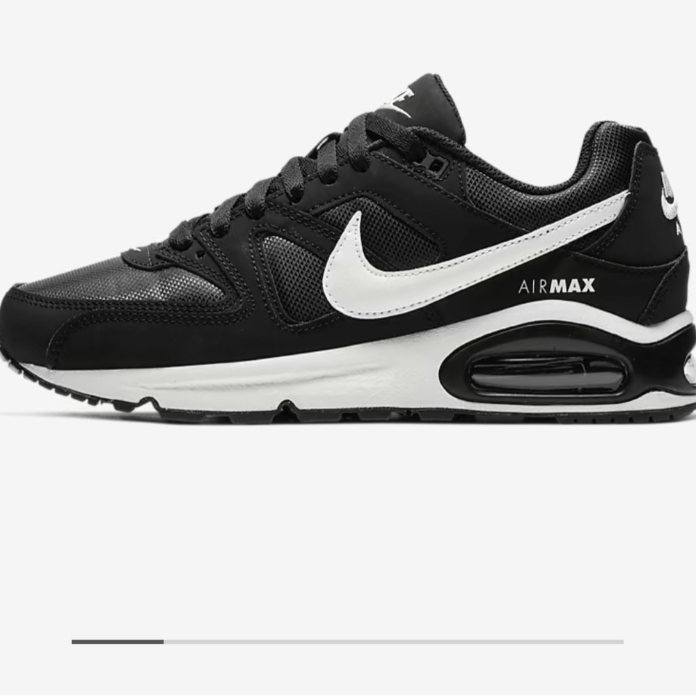 Black and white Nike Nike air max command
